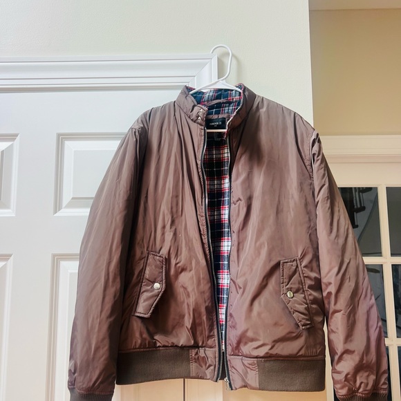 Forever 21 Men's Brown Bomber Jacket - Picture 1 of 5